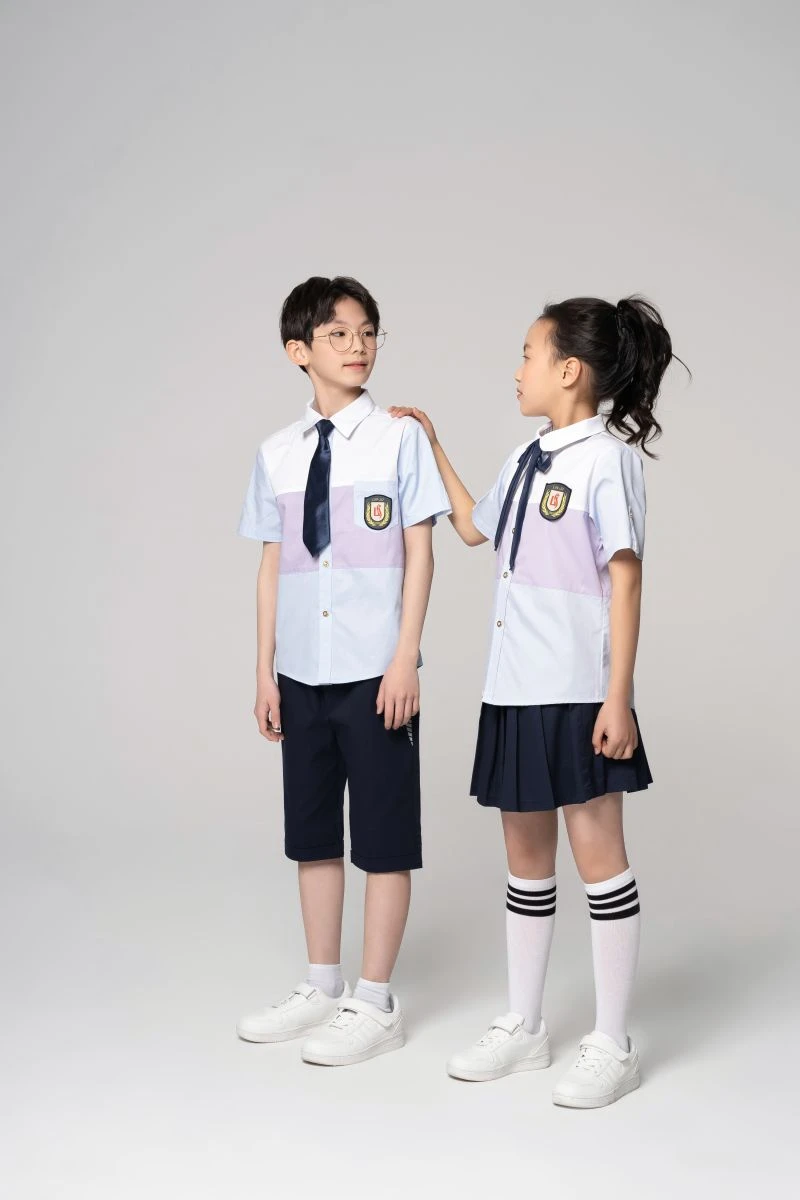 Short Sleeve School Uniform Shirt high quality
